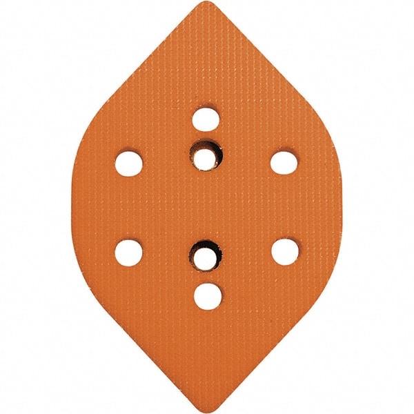 Dynabrade - Tear Drop Hook Face Backing Pad - Dynafine Compatible, Screw Attachment, Vacuum Pad, 3/8" Thick, Soft Density - Makers Industrial Supply