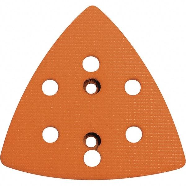 Dynabrade - Triangular Hook Face Backing Pad - Dynafine Compatible, Screw Attachment, Vacuum Pad, 3/8" Thick, Soft Density - Makers Industrial Supply