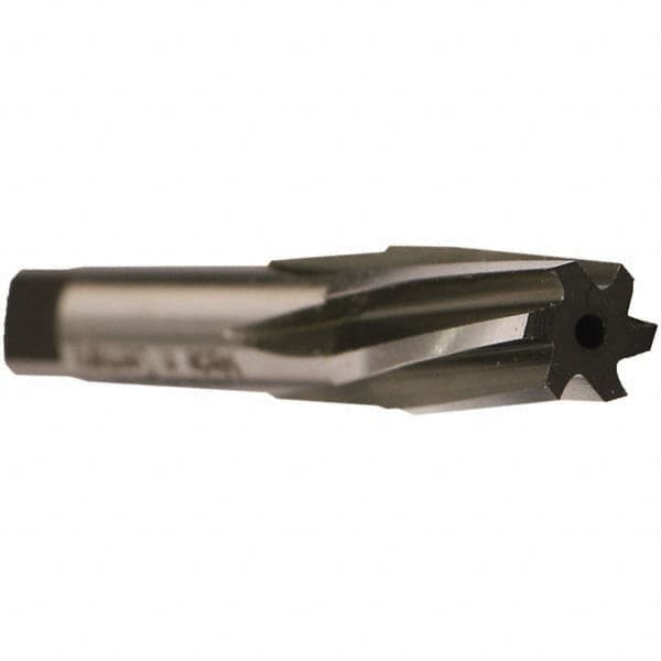 Emuge - 1/2" Pipe, 0.6673" Small End Diam, 0.6299" Straight Shank, 35mm Flute, Taper Pipe Reamer - Makers Industrial Supply