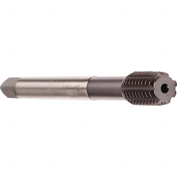 Emuge - 7/16-20 UNF 2BX Modified Bottoming Thread Forming Tap - Cobalt, TiCN Finish, 3.937" OAL, 0.512" Thread Length, Right Hand Thread, Series InnoForm - Makers Industrial Supply