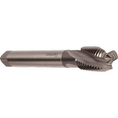 Emuge - M20x2.50 Metric 3 Flute 6H Modified Bottoming Spiral Flute Tap - Cobalt, Bright Finish, 95mm OAL, Right Hand Flute, Right Hand Thread, Series Rekord D - Makers Industrial Supply