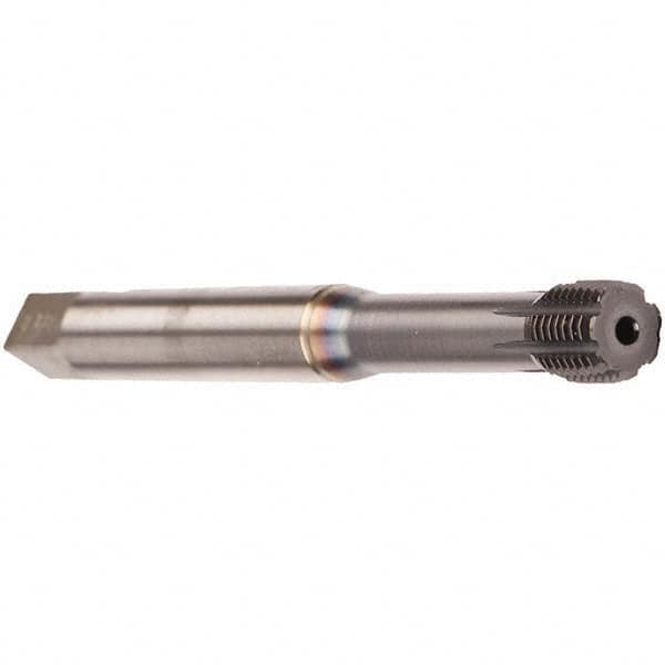 Emuge - M8x1.25 Metric 6HX Modified Bottoming Thread Forming Tap - Cobalt, TiCN Finish, 90mm OAL, 14mm Thread Length, Right Hand Thread, Series InnoForm - Makers Industrial Supply