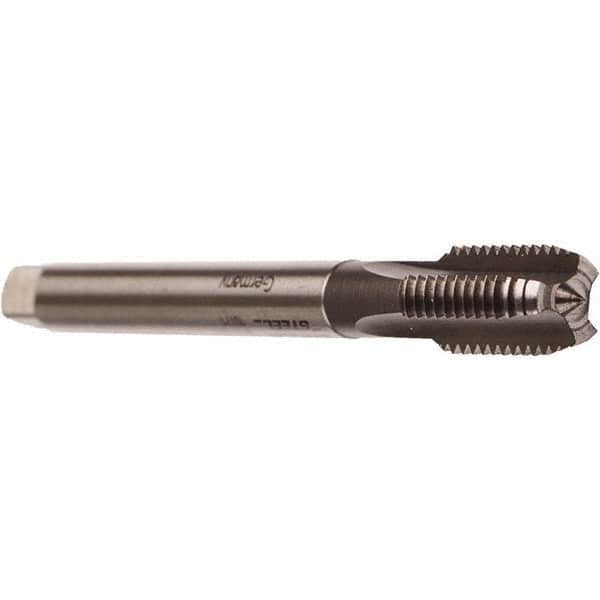 Emuge - 1/2-14 NPSF Thread, 4 Flute Standard Pipe Tap - 125mm OAL, 25mm Thread Length, 0.6299" Shank Diam, Bright Finish, Cobalt - Exact Industrial Supply