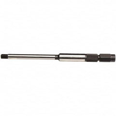 Emuge - 7/8 Inch Tap, 7.87 Inch Overall Length, 1.142 Inch Max Diameter, Tap Extension - 0.697 Inch Tap Shank Diameter, 0.697 Inch Extension Shank Diameter, 0.523 Inch Extension Square Size - Exact Industrial Supply