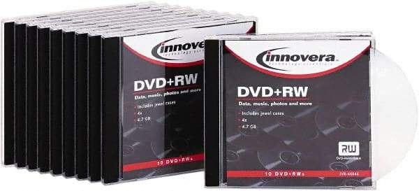 innovera - DVD+RW Discs - Use with CD, DVD Drives - Makers Industrial Supply