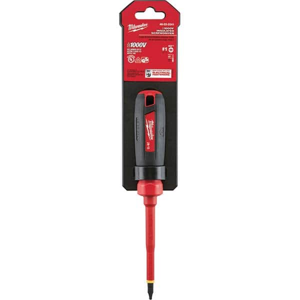 Milwaukee Tool - Precision & Specialty Screwdrivers Type: Screwdriver Overall Length Range: 7" - 9.9" - Makers Industrial Supply