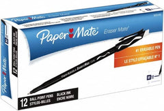 Paper Mate - 1mm Ball Point Stick Pen - Black - Makers Industrial Supply