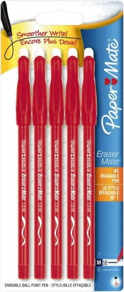 Paper Mate - 1mm Ball Point Stick Pen - Red - Makers Industrial Supply