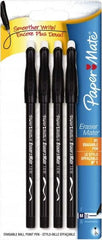 Paper Mate - 1mm Ball Point Stick Pen - Black - Makers Industrial Supply