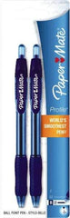 Paper Mate - 1.4mm Ball Point Retractable Pen - Blue - Makers Industrial Supply