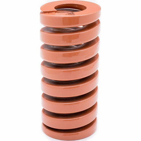 Associated Spring Raymond - 35mm Hole Diam, 17.5mm Rod Diam, 125mm Free Length, Brown Die Spring - Makers Industrial Supply