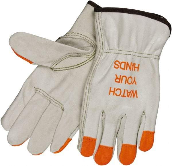 MCR Safety - Size XL General Protection Work Gloves - For Work & Driver, Uncoated, Natural, Paired - Makers Industrial Supply