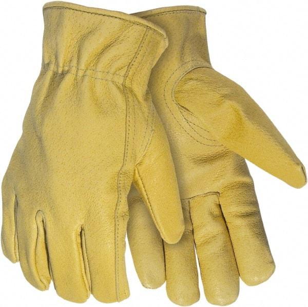 MCR Safety - Size M General Protection Work Gloves - For Work & Driver, Uncoated, Natural, Paired - Makers Industrial Supply