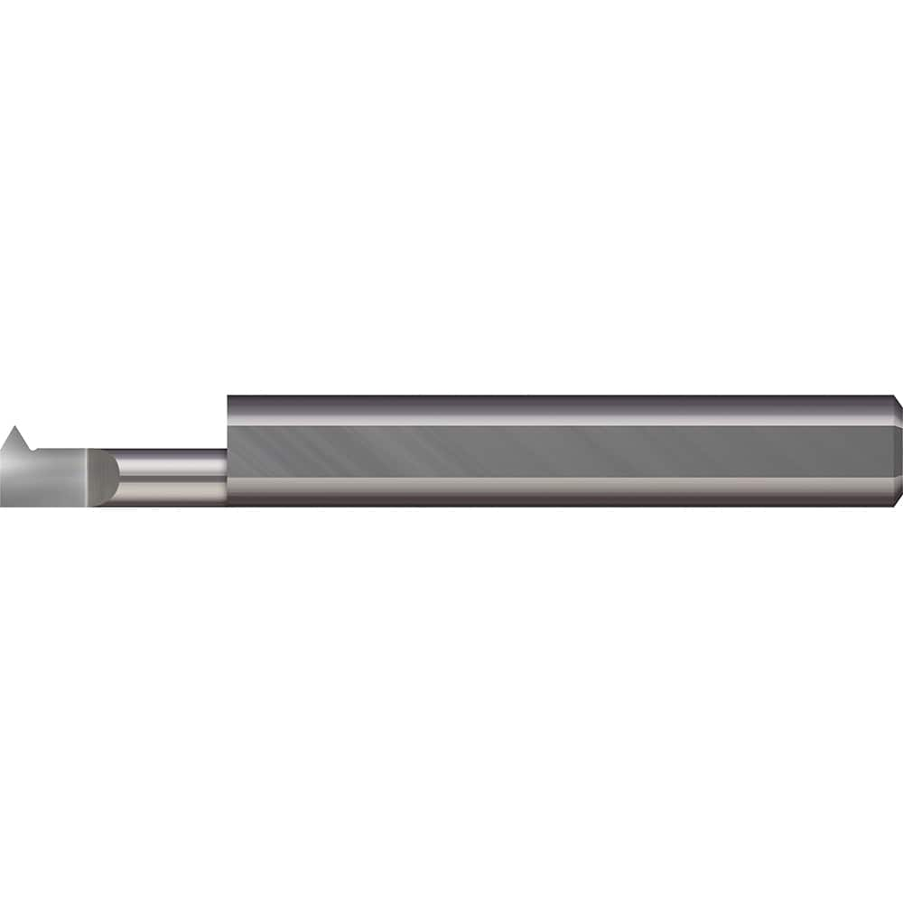 Micro 100 - Single Point Threading Tools; Thread Type: Internal ; Material: Solid Carbide ; Profile Angle: 60 ; Threading Diameter (Decimal Inch): 0.2900 ; Cutting Depth (Decimal Inch): 1.2500 ; Maximum Threads Per Inch: 40 - Exact Industrial Supply