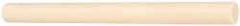 Made in USA - 1' Long, 3-1/2" Diam, ABS Plastic Rod - Beige - Makers Industrial Supply