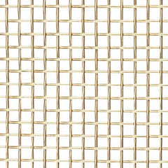 Value Collection - 36 Gage, 0.009 Inch Wire Diameter, 50 x 50 Mesh per Linear Inch, Brass, Wire Cloth - 0.011 Inch Opening Width, 36 Inch Wide, Cut to Length - Makers Industrial Supply