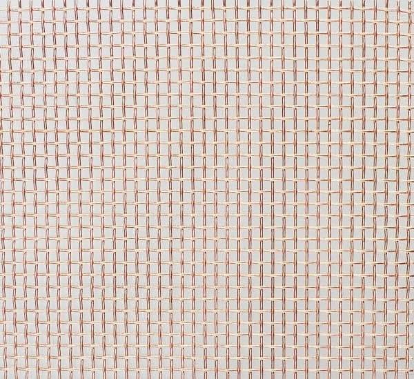 Value Collection - 43 Gage, 0.0055 Inch Wire Diameter, 80 x 80 Mesh per Linear Inch, Copper, Wire Cloth - 0.007 Inch Opening Width, 36 Inch Wide, Cut to Length - Makers Industrial Supply