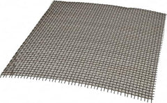 Value Collection - 16 Gage, 0.063 Inch Wire Diameter, 4 x 4 Mesh per Linear Inch, Steel, Wire Cloth - 0.187 Inch Opening Width, 12 Inch Wide x 12 Inch Stock Length - Makers Industrial Supply