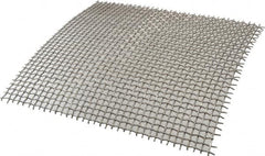 Value Collection - 14 Gage, 0.08 Inch Wire Diameter, 3 x 3 Mesh per Linear Inch, Stainless Steel, Wire Cloth - 0.253 Inch Opening Width, 12 Inch Wide x 12 Inch Stock Length - Makers Industrial Supply