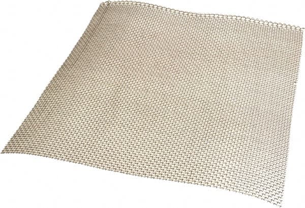 Value Collection - 20 Gage, 0.035 Inch Wire Diameter, 8 x 8 Mesh per Linear Inch, Stainless Steel, Wire Cloth - 0.09 Inch Opening Width, 12 Inch Wide x 12 Inch Stock Length - Makers Industrial Supply