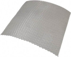 Value Collection - 20 Gage, 0.035 Inch Wire Diameter, 4 x 4 Mesh per Linear Inch, Stainless Steel, Milling Grade Wire Cloth - 0.215 Inch Opening Width, 12 Inch Wide x 12 Inch Stock Length - Makers Industrial Supply