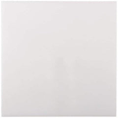 Made in USA - 1/8" Thick x 48" Wide x 4' Long, Polyethylene (UHMW) Sheet - White, ±0.20% Tolerance - Makers Industrial Supply