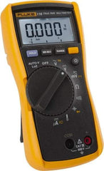 Fluke - 116, CAT III, 600 VAC/VDC, Digital True RMS Auto Ranging Manual Ranging Multimeter - Measures Voltage, Capacitance, Resistance, Temperature - Makers Industrial Supply