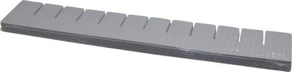 Quantum Storage - 16-1/2" Wide x 3-1/2" High, Gray Bin Divider - Use with DG92035 - Makers Industrial Supply