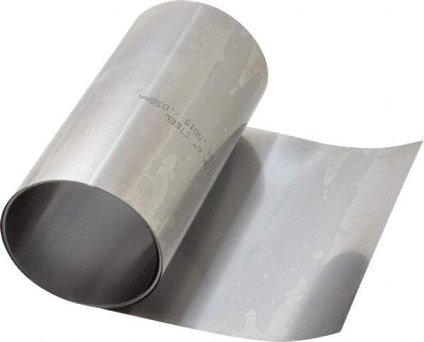 Made in USA - 15 Ft. Long x 6 Inch Wide x 0.0015 Inch Thick, Roll Shim Stock - Steel - Makers Industrial Supply