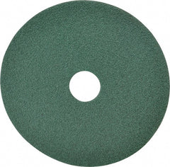 Made in USA - 5" Diam, 7/8" Hole, 80 Grit Ceramic Fiber Disc - Makers Industrial Supply