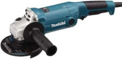 Makita - 5" Wheel Diam, 11,000 RPM, Corded Angle & Disc Grinder - 5/8-11 Spindle, 120 Volts, 10.5 Amps - Makers Industrial Supply