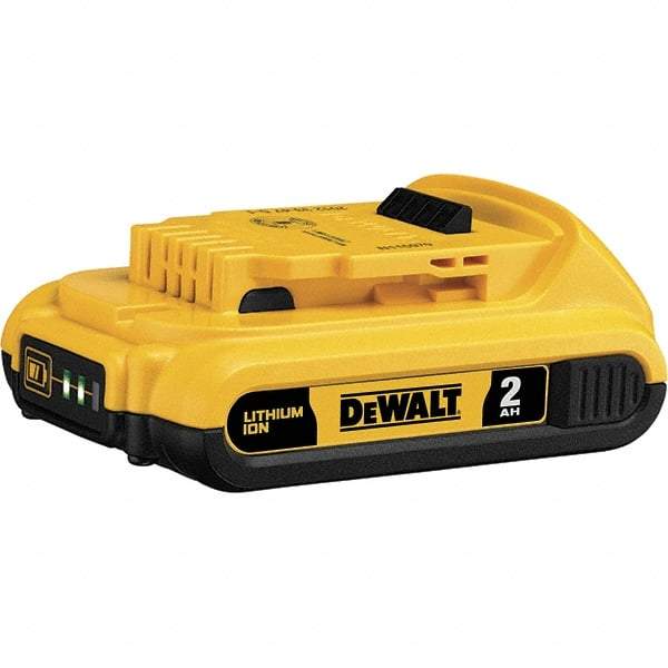 DeWALT - 20 Volt Lithium-Ion Power Tool Battery - 2 Ahr Capacity, 35 min Charge Time, Series XR - Makers Industrial Supply