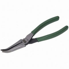 SK - Bent Nose Pliers - 7" W/O CUTTER CURVED NOSE PLIER - Makers Industrial Supply