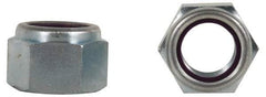 Value Collection - 1-1/2 - 6 UNC Grade B Hex Lock Nut with Nylon Insert - 2-3/16" Width Across Flats, 1-39/64" High, Zinc-Plated Finish - Makers Industrial Supply