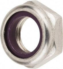 Value Collection - 1/2-20 UNF 18-8 Hex Lock Nut with Nylon Insert - 3/4" Width Across Flats, 5/16" High, Uncoated - Makers Industrial Supply