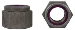 Value Collection - 7/16-14 UNC Grade 2 Heavy Hex Lock Nut with Nylon Insert - 3/4" Width Across Flats, 19/32" High, Zinc-Plated Finish - Makers Industrial Supply