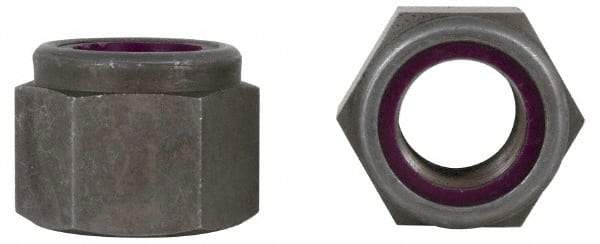 Value Collection - 7/8-9 UNC 18-8 Heavy Hex Lock Nut with Nylon Insert - 1-7/16" Width Across Flats, 1-1/8" High - Makers Industrial Supply