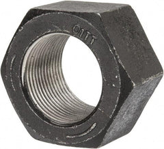 Value Collection - 1-3/8 - 12 UNF Steel Right Hand Hex Nut - 2-1/16" Across Flats, 1.206" High, Uncoated - Makers Industrial Supply