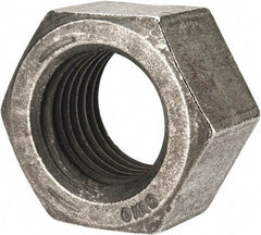 Value Collection - 1-1/2 - 6 UNC Steel Right Hand Hex Nut - 2-1/4" Across Flats, 1.317" High, Uncoated - Makers Industrial Supply