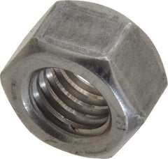 Value Collection - 1/2-13 UNC Steel Right Hand Hex Nut - 3/4" Across Flats, 7/16" High, Uncoated - Makers Industrial Supply