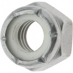 Value Collection - 5/16-18 UNC 316 Hex Lock Nut with Nylon Insert - 1/2" Width Across Flats, 11/32" High - Makers Industrial Supply