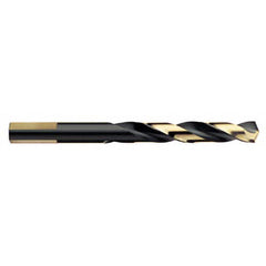 Titan USA - Maintenance Drill Bits; Drill Bit Size (Decimal Inch): 0.3125 ; Drill Bit Size (Inch): 5/16 ; Drill Point Angle: 135 ; Drill Bit Material: High Speed Steel ; Drill Bit Finish/Coating: Black Oxide; Gold ; Shank Type: Straight - Exact Industrial Supply