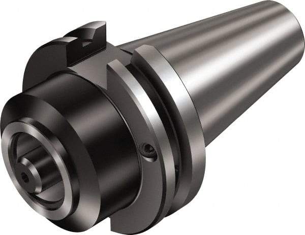 Sandvik Coromant - CAT40 Outside Taper, C4 Inside Modular Connection, CAT to Capto Taper Adapter - 40mm Projection, 40mm Nose Diam, 108.4mm OAL, Through Coolant - Exact Industrial Supply