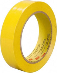 3M - 36 Yds. x 2", Yellow Polyethylene Film Tape - 483 Series, 5 mil Thick, 10 Lb./Inch Tensile Strength - Makers Industrial Supply