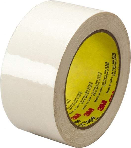 3M - 36 Yds. x 3", White Polyethylene Film Tape - 483 Series, 5 mil Thick, 10 Lb./Inch Tensile Strength - Makers Industrial Supply