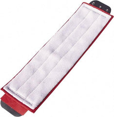 Unger - 5" Red Head Band, Large Microfiber Loop End Mop Pad - Quick Change Connection - Makers Industrial Supply