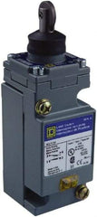 Square D - DPDT, 2NC/2NO, 600 Volt, Screw Terminal, Roller Plunger Actuator, General Purpose Limit Switch - 1, 2, 4, 6, 12, 13, 6P NEMA Rating, IP67 IPR Rating - Makers Industrial Supply