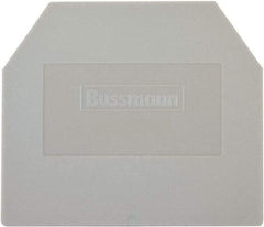 Cooper Bussmann - 1.9" High x 1.8" Long, Terminal Block End Cover - Use with DP100 Series Terminal Blocks - Makers Industrial Supply