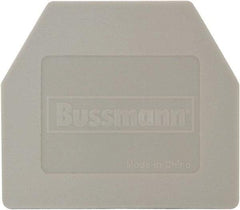 Cooper Bussmann - 1.18" High x 0.8" Long, Terminal Block End Cover - Use with DM20-GY Terminal Blocks - Makers Industrial Supply