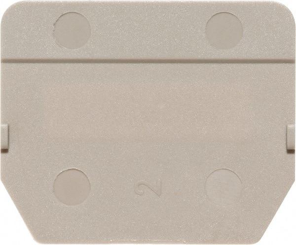 Cooper Bussmann - 2" High x 2.4" Long, Terminal Block Partition Plate - Use with DS50 Series Terminal Blocks - Makers Industrial Supply